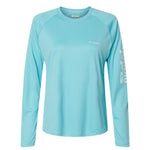 It's Blues Time Somewhere Columbia Tidal Long Sleeve T-Shirt (Women)