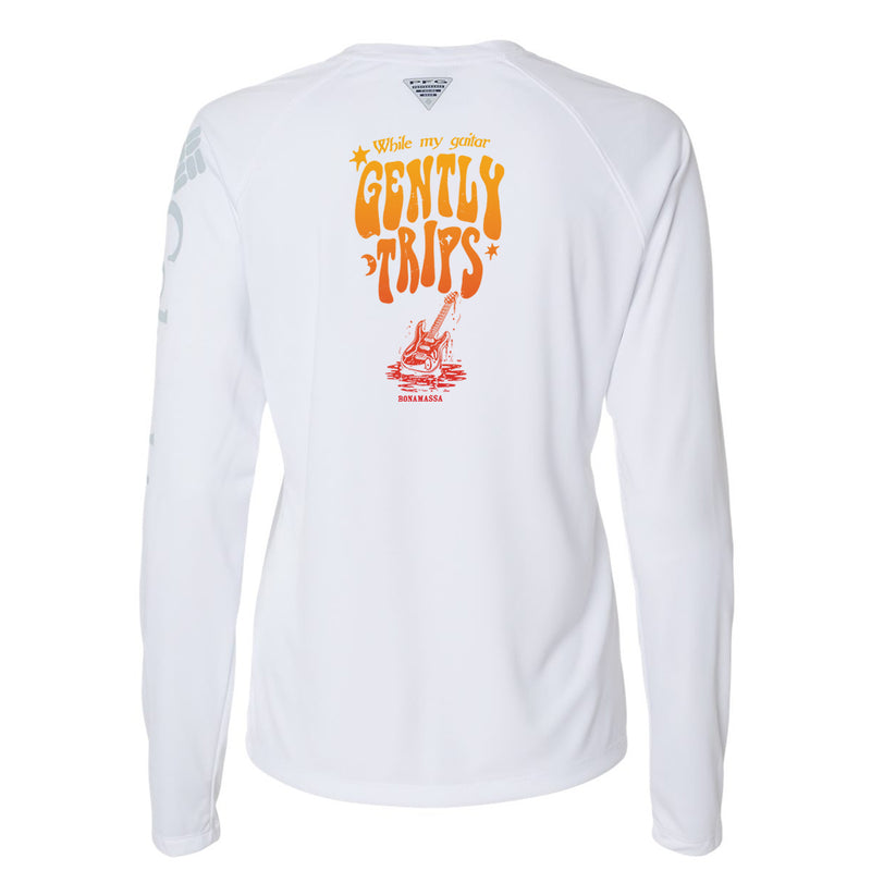 Gently Trips Columbia Tidal Long Sleeve T-Shirt (Women) - Gold/Red