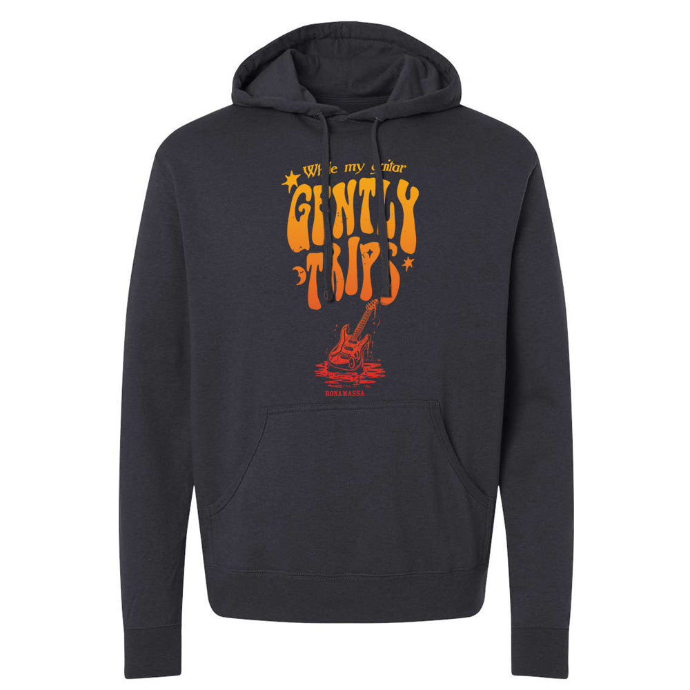 Gently Trips Pullover Hoodie (Unisex) - Gold/Red