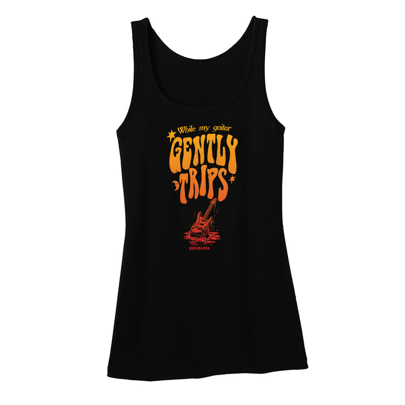 Gently Trips Tank (Women) - Gold/Red