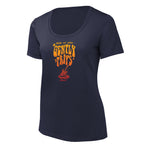 Gently Trips UV Pro Scoop Neck T-Shirt (Women) - Gold/Red