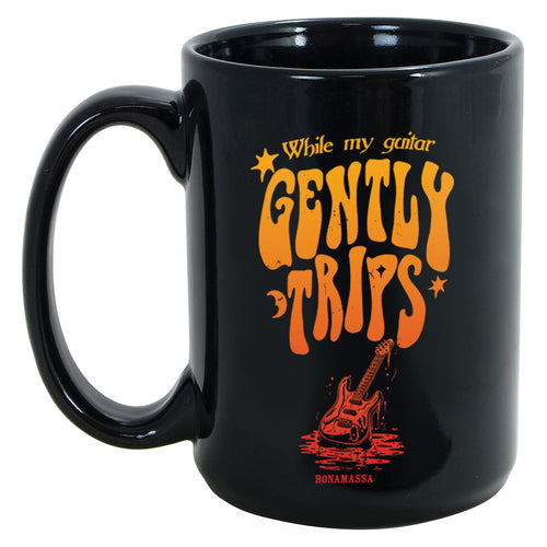 Gently Trips Mug - Gold/Red
