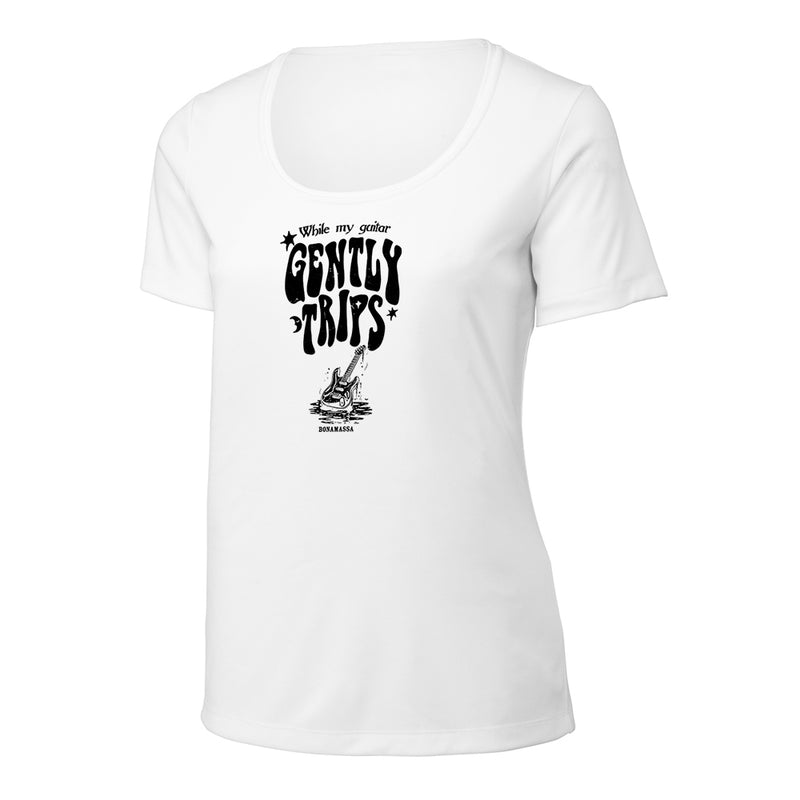 Gently Trips UV Pro Scoop Neck T-Shirt (Women) - Black