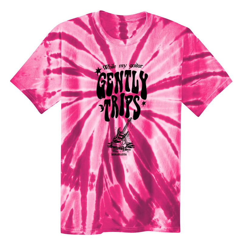 Gently Trips Tie Dye T-Shirt (Unisex) - Black