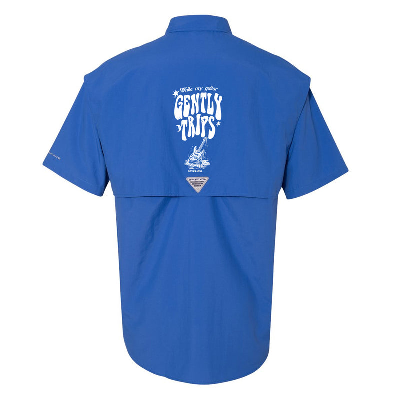 Gently Trips Columbia PFG Bahama II Short Sleeve (Men) - White