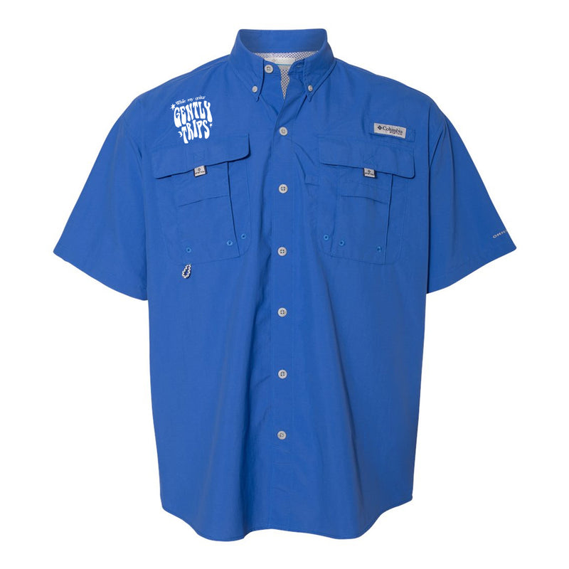 Gently Trips Columbia PFG Bahama II Short Sleeve (Men) - White