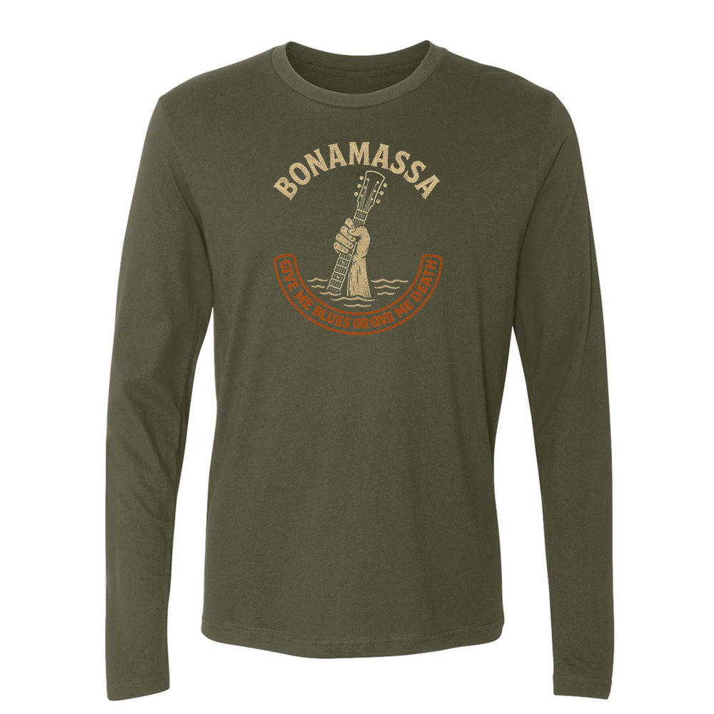 Bonamassa Give Me Blues Or Give Me Death Long Sleeve (Men)