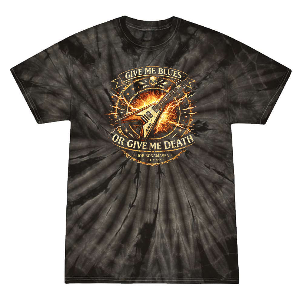 Give Me Blues Or Give Me Death Tie Dyed T-Shirt (Unisex)