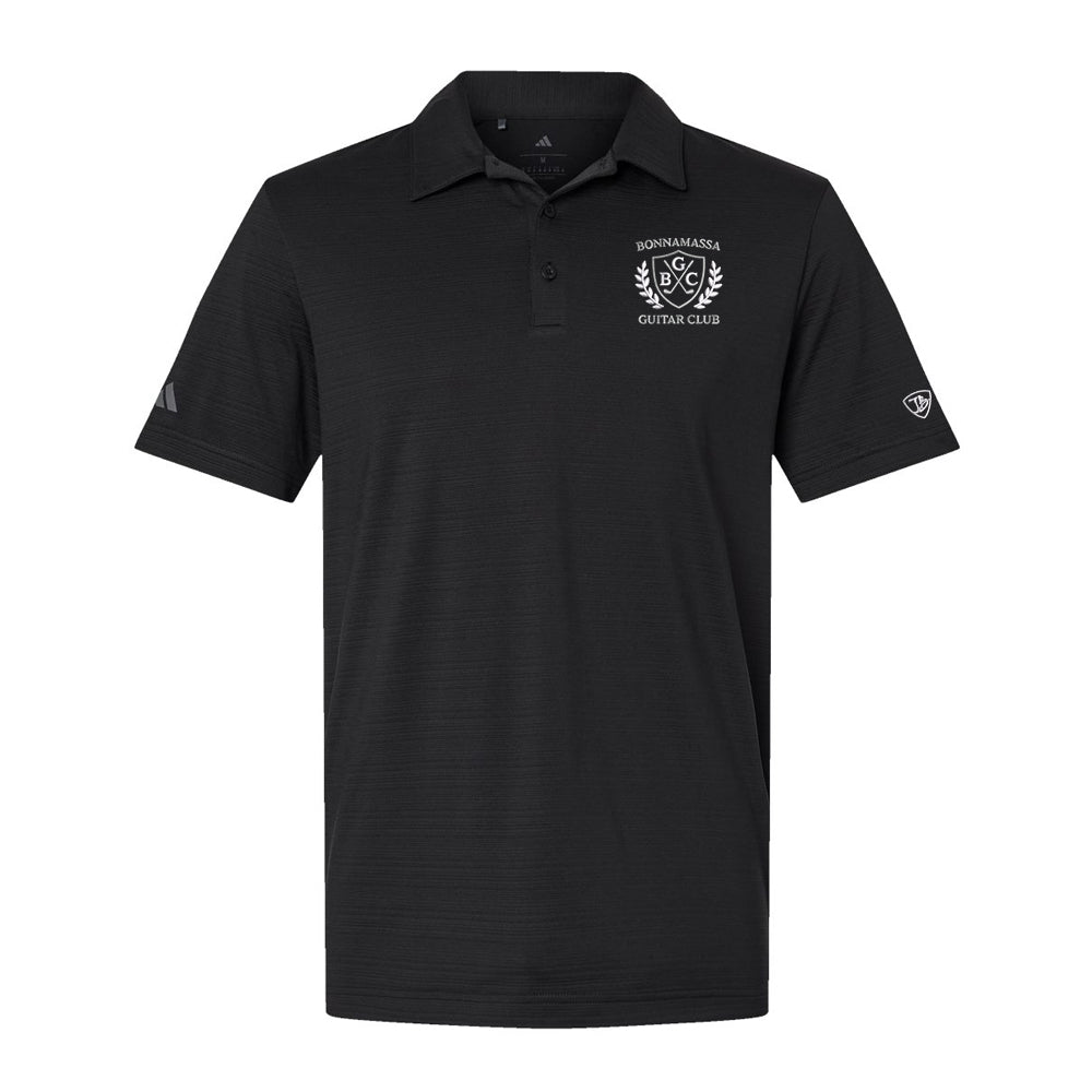 Bonamassa Guitar Club Adidas Textured Stripe Polo (Men)