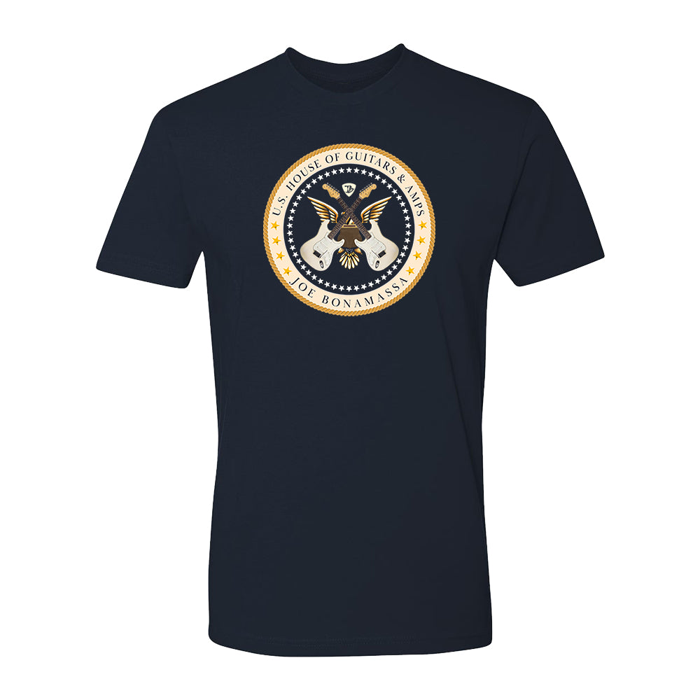 House of Guitars & Amps Crest T-Shirt (Unisex)