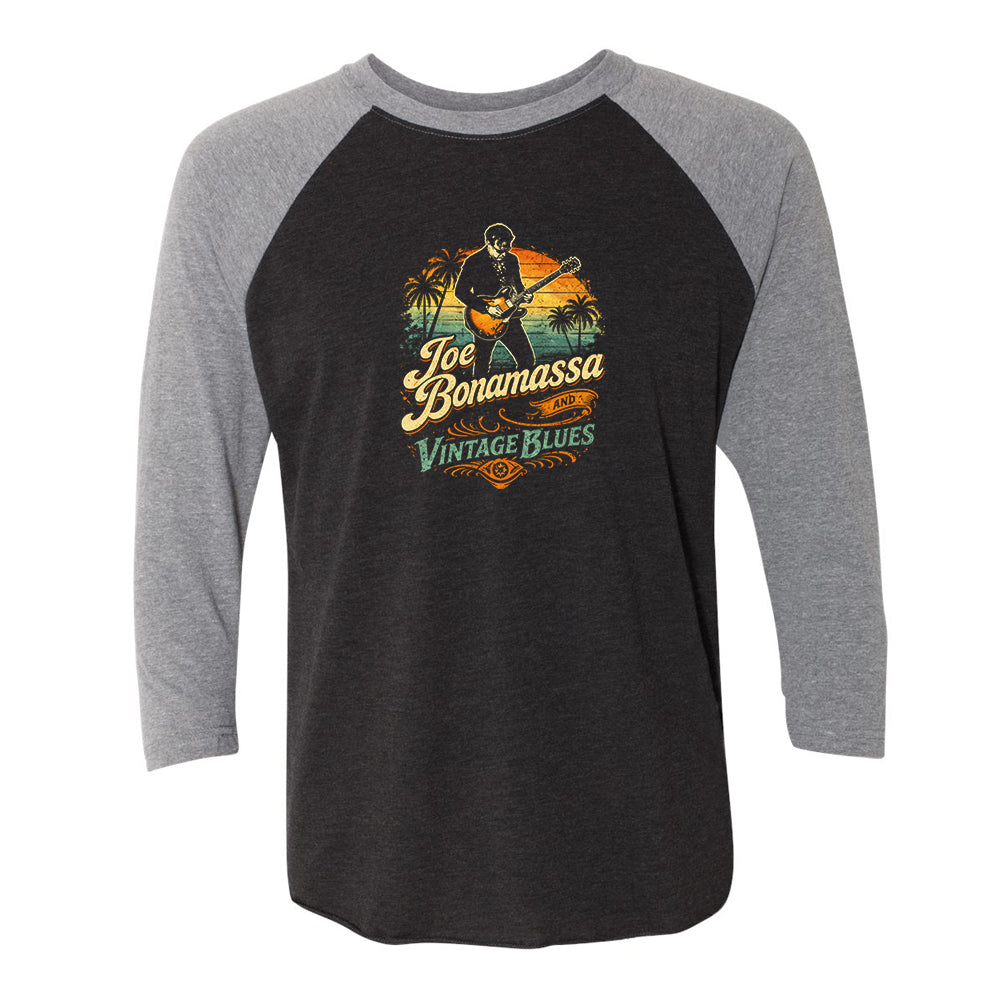 JB Vintage Blues 3/4 Sleeve T-Shirt (Unisex)