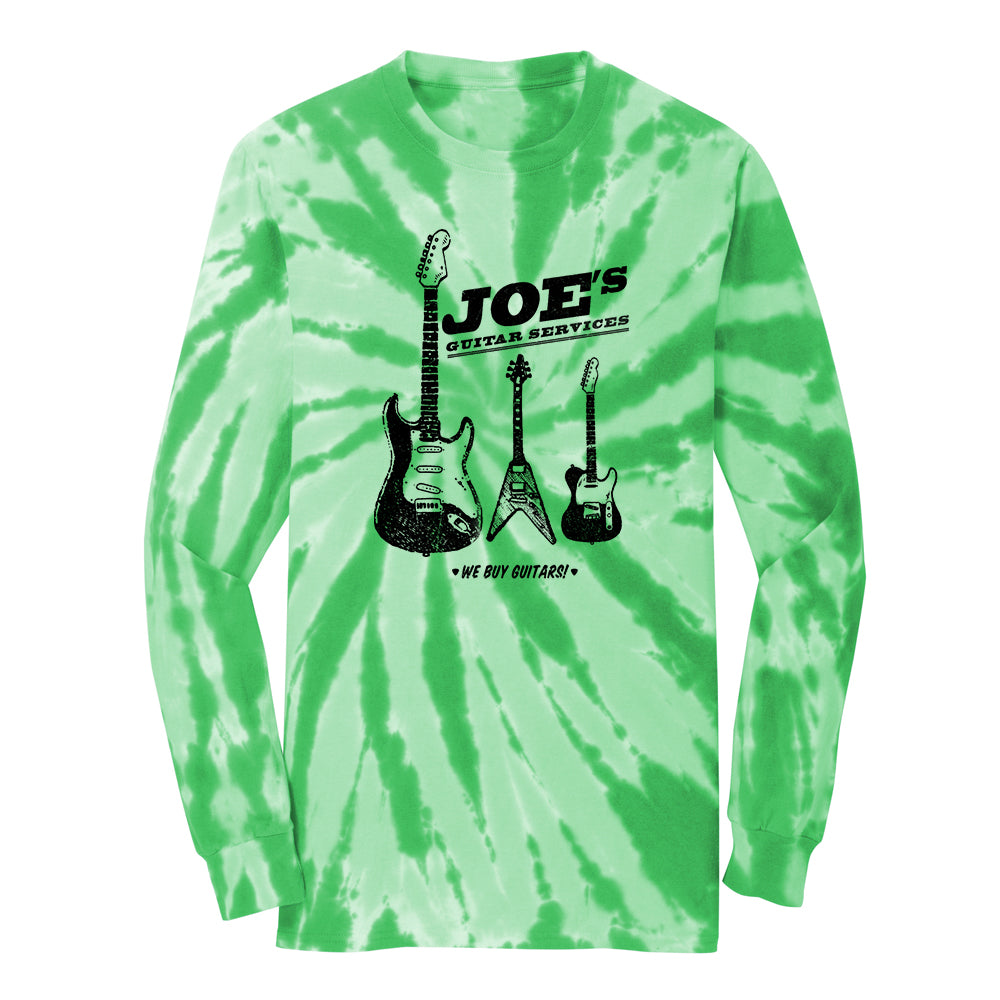Joe's Guitar Service Tie Dye Long Sleeve (Unisex)