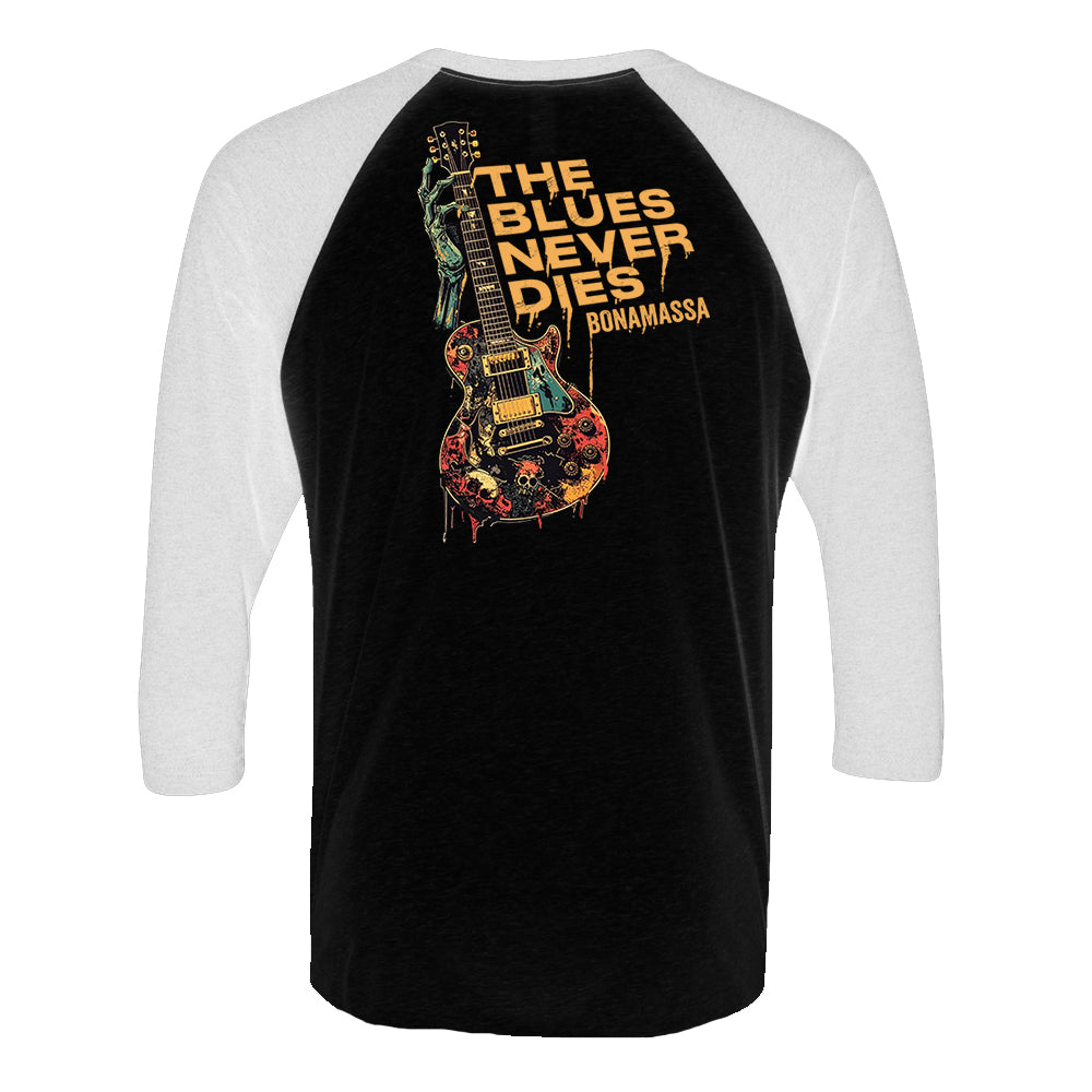 Dead Man Strummin 3/4 Sleeve T-Shirt (Unisex)