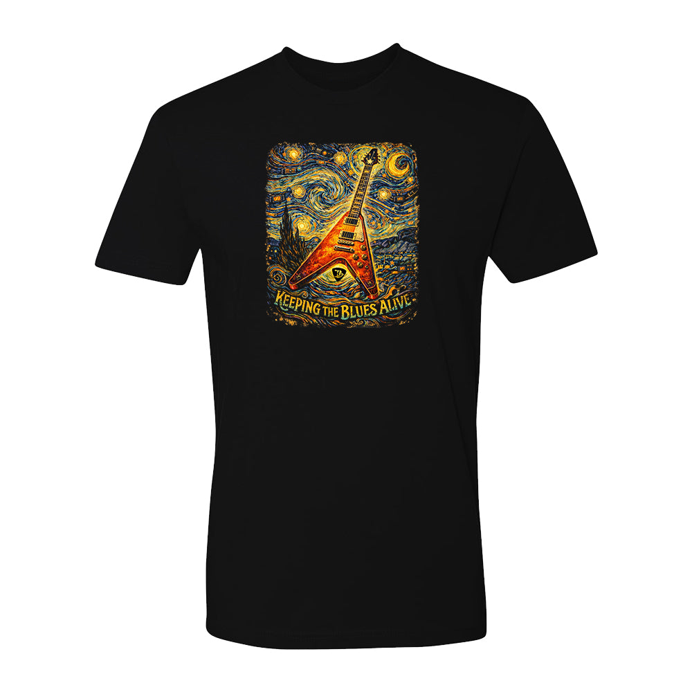 Keeping the Blues Alive: Starry Night T-Shirt (Unisex)