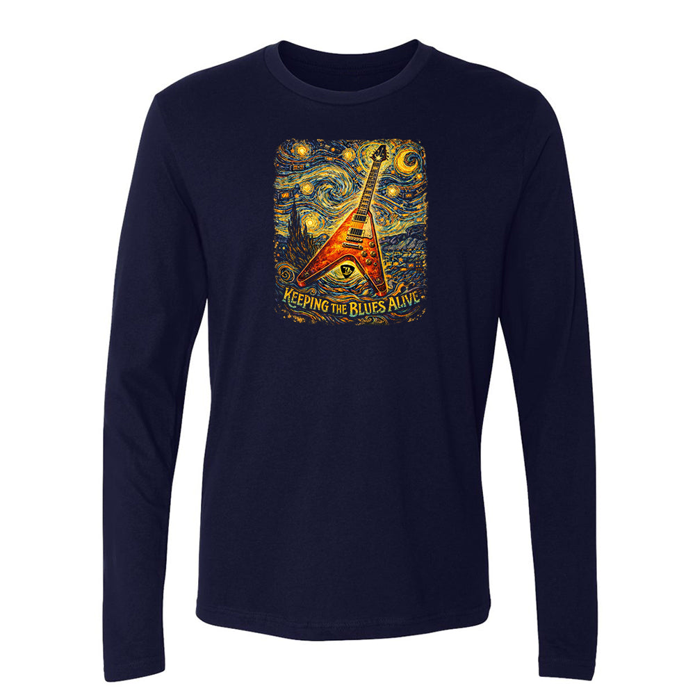 Keeping the Blues Alive: Starry Night Long Sleeve (Men)
