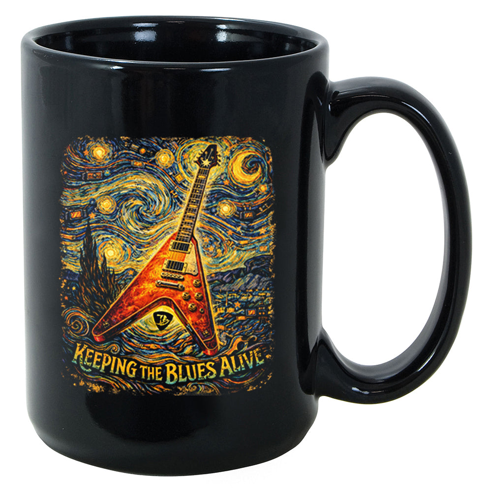 Keeping the Blues Alive: Starry Night Mug