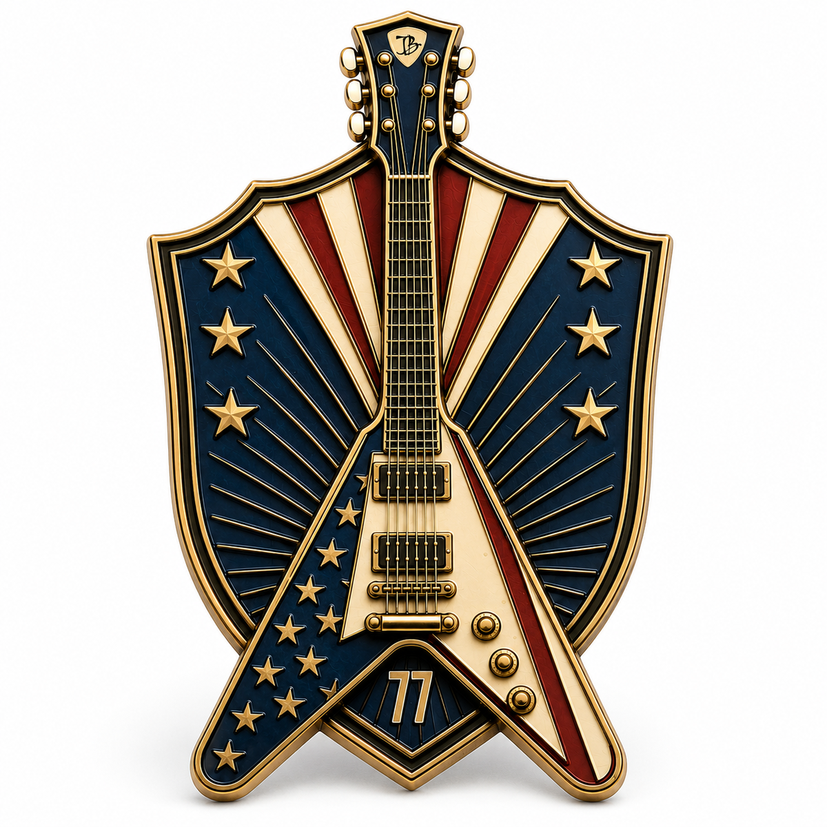 Liberty Flying V Pin