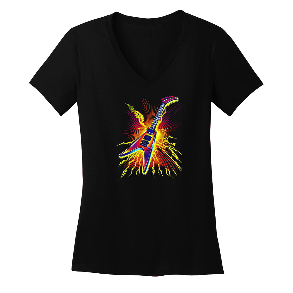 Lightning Blues V-Neck (Women)