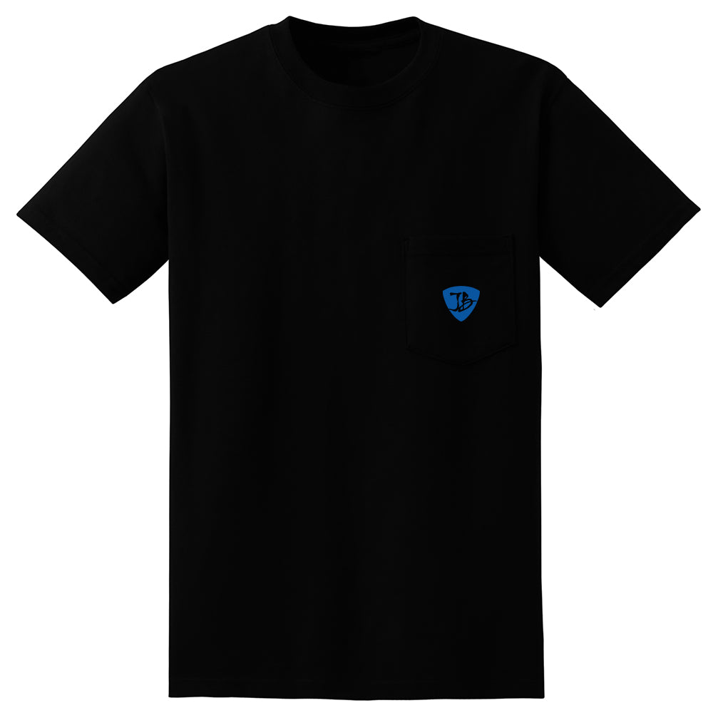 Live Fast, Play The Blues Pocket T-Shirt (Unisex)