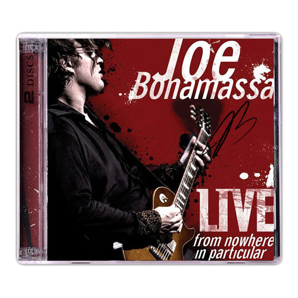 Joe Bonamassa: Live From Nowhere In Particular (Double CD) (Released: 2008) - Hand-Signed