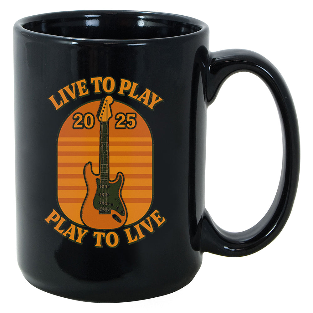 Live To Play, Play To Live Blanche Mug