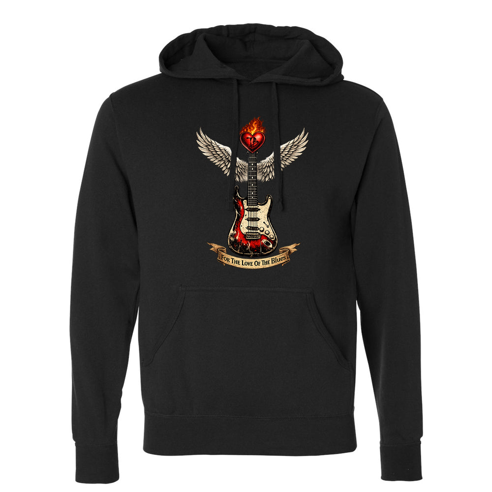 For The Love Of The Blues Pullover Hoodie (Unisex)