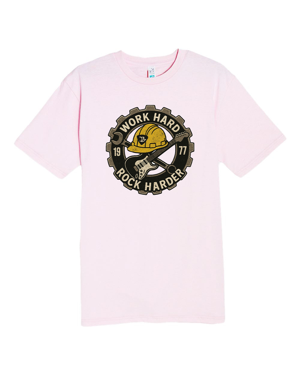 Work Hard, Rock Harder Lane Seven Heavyweight T-Shirt (Unisex)