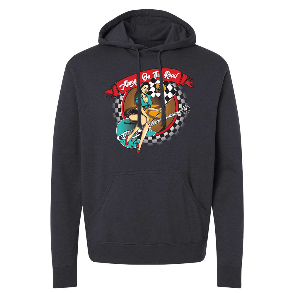 Lucky Lady of Blues Pullover Hoodie (Unisex)