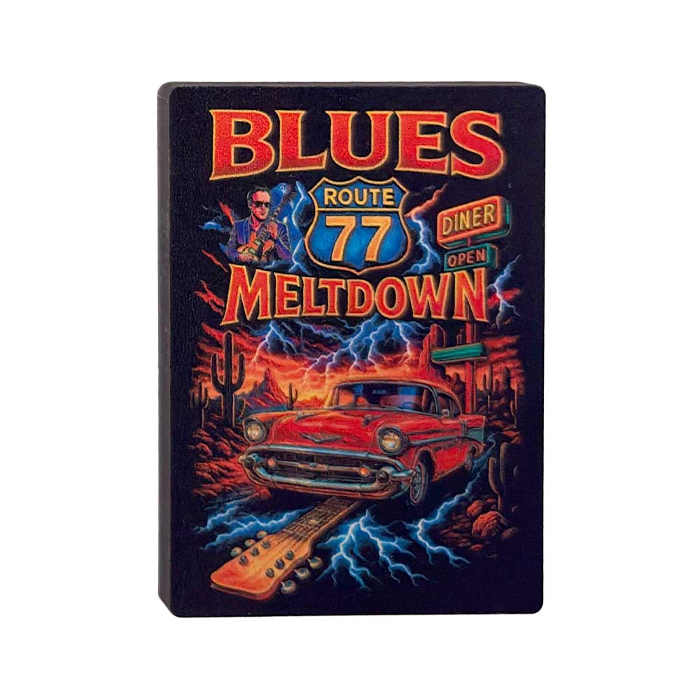 Blues Meltdown Magnet