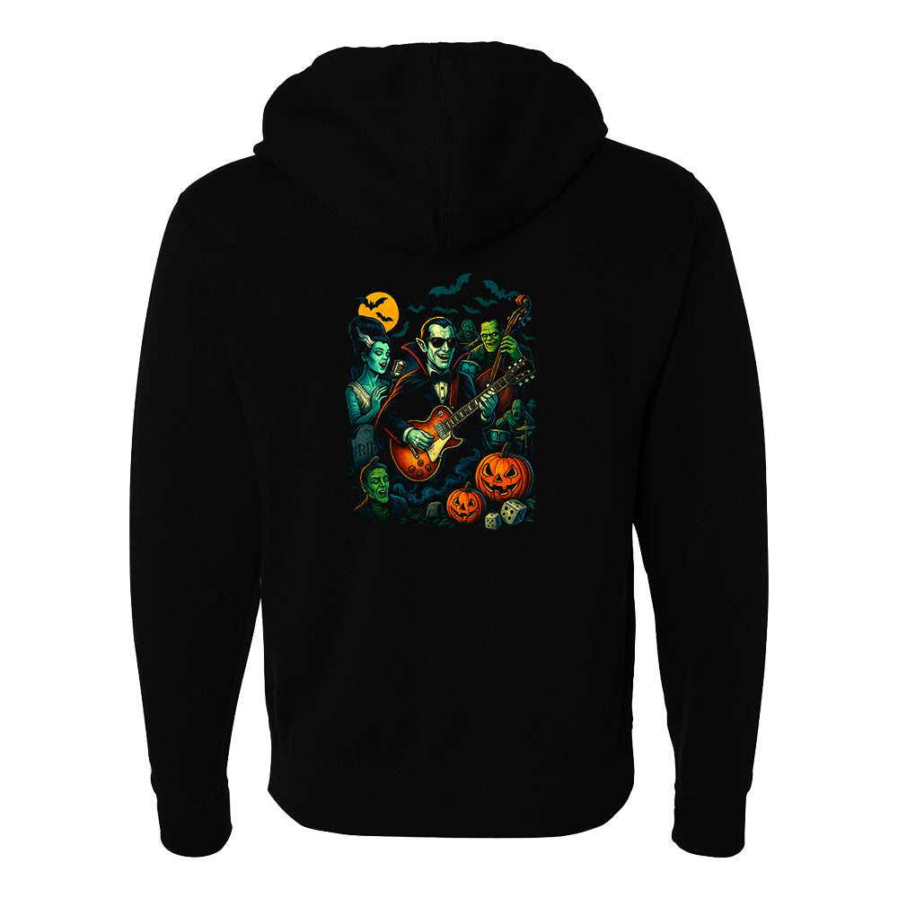 Monster Blues Jam Pullover Hoodie (Unisex)
