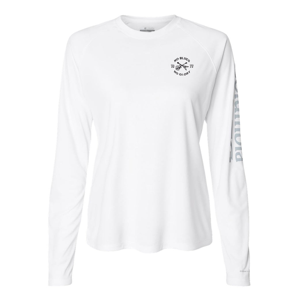 No Blues, No Glory Columbia Tidal Long Sleeve T-Shirt (Women)