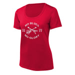 No Blues, No Glory UV Pro Scoop Neck T-Shirt (Women)