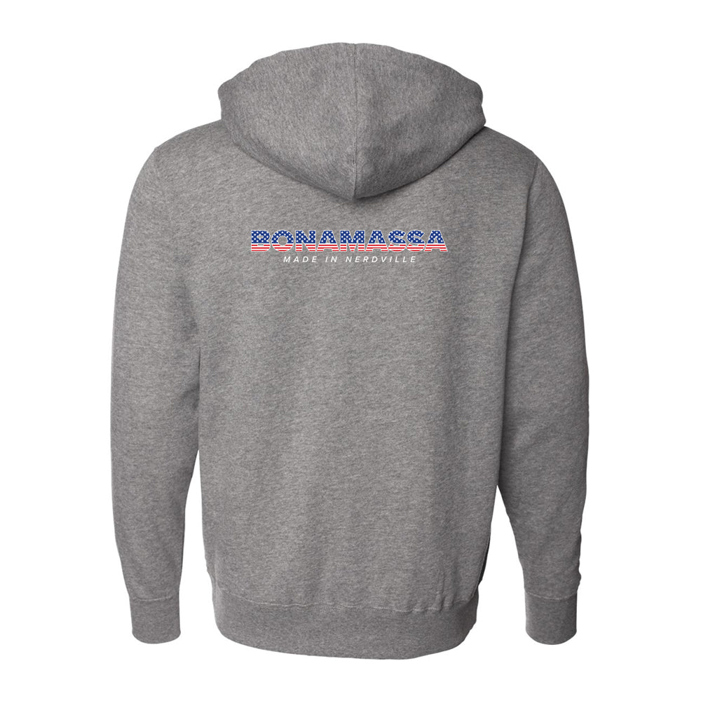Made In Nerdville USA Tour Zip-Up Hoodie (Unisex)