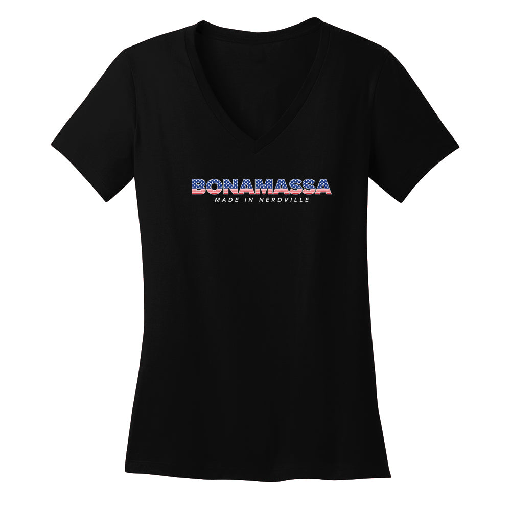 Made In Nerdville USA Tour V-Neck (Women)