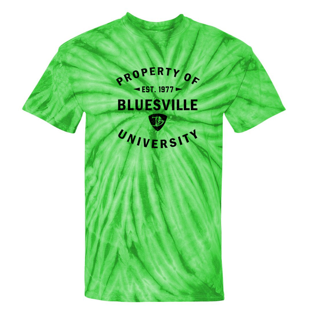 Property of Bluesville University Tie Dye T-Shirt (Unisex)