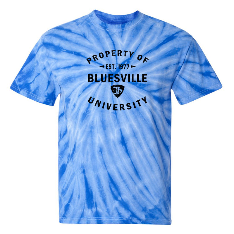 Property of Bluesville University Tie Dye T-Shirt (Unisex)