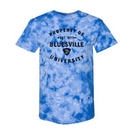 Property of Bluesville University Crystal Tie Dye T-Shirt (Unisex)