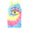 Property of Bluesville University Tie Dye Tank (Unisex)