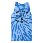 Property of Bluesville University Tie Dye Tank (Unisex)