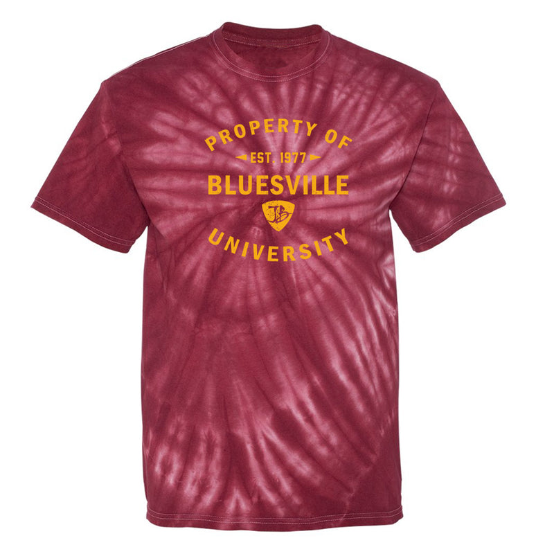 Property of Bluesville University Tie Dye T-Shirt (Unisex)