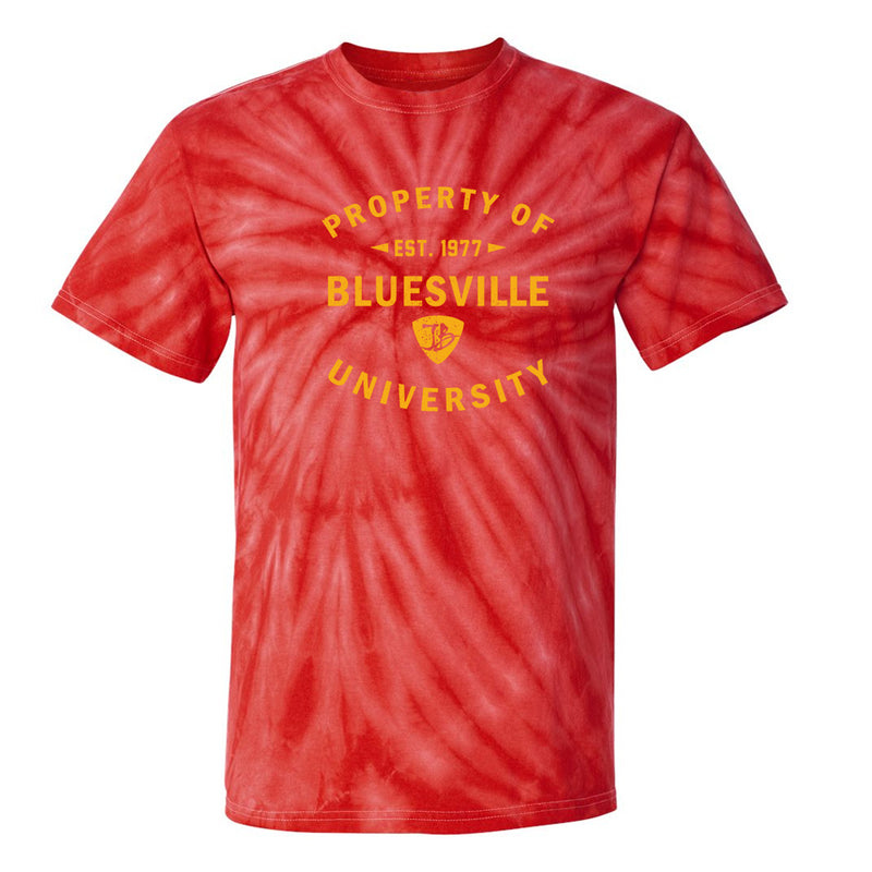 Property of Bluesville University Tie Dye T-Shirt (Unisex)