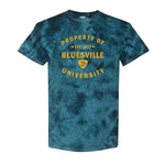 Property of Bluesville University Crystal Tie Dye T-Shirt (Unisex)