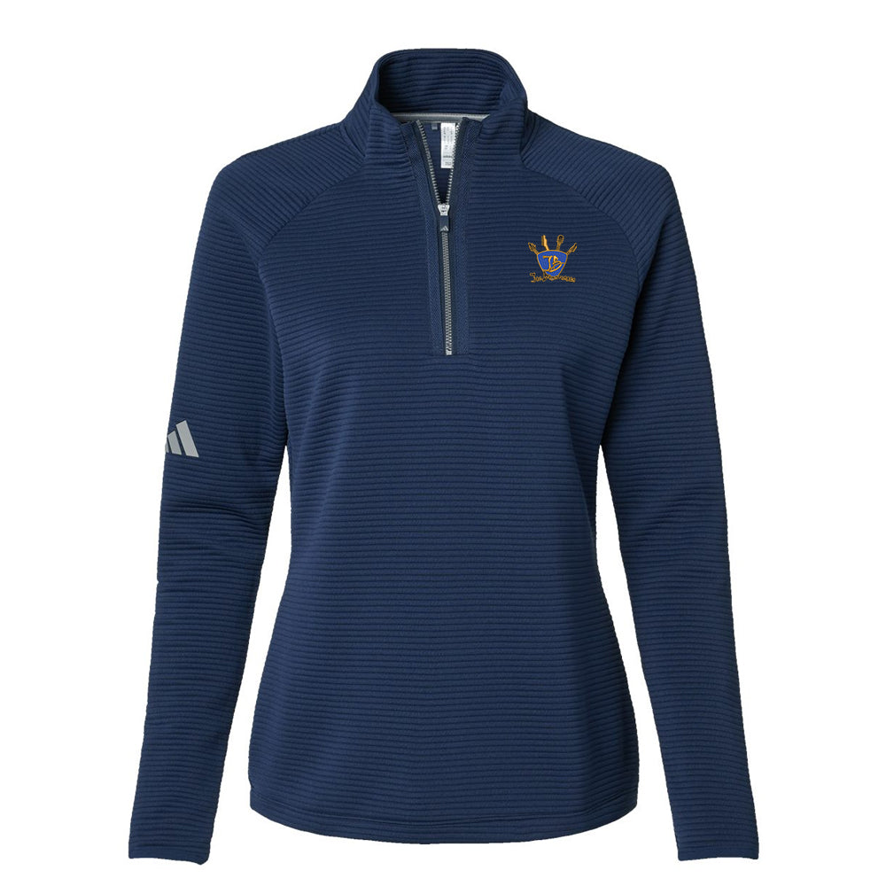 Adidas A589 Women's Spacer Quarter-Zip Pullover 