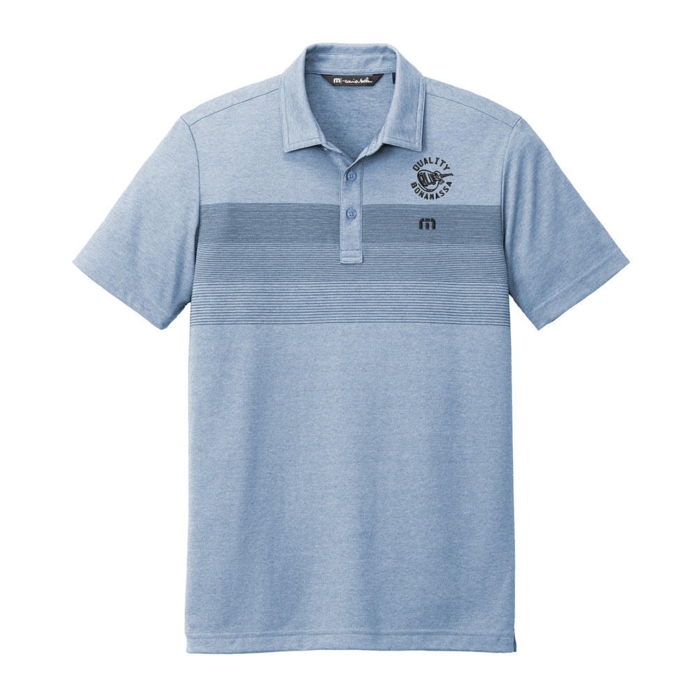 Quality Blues TravisMathew Coastal Chest Stripe Polo (Men
