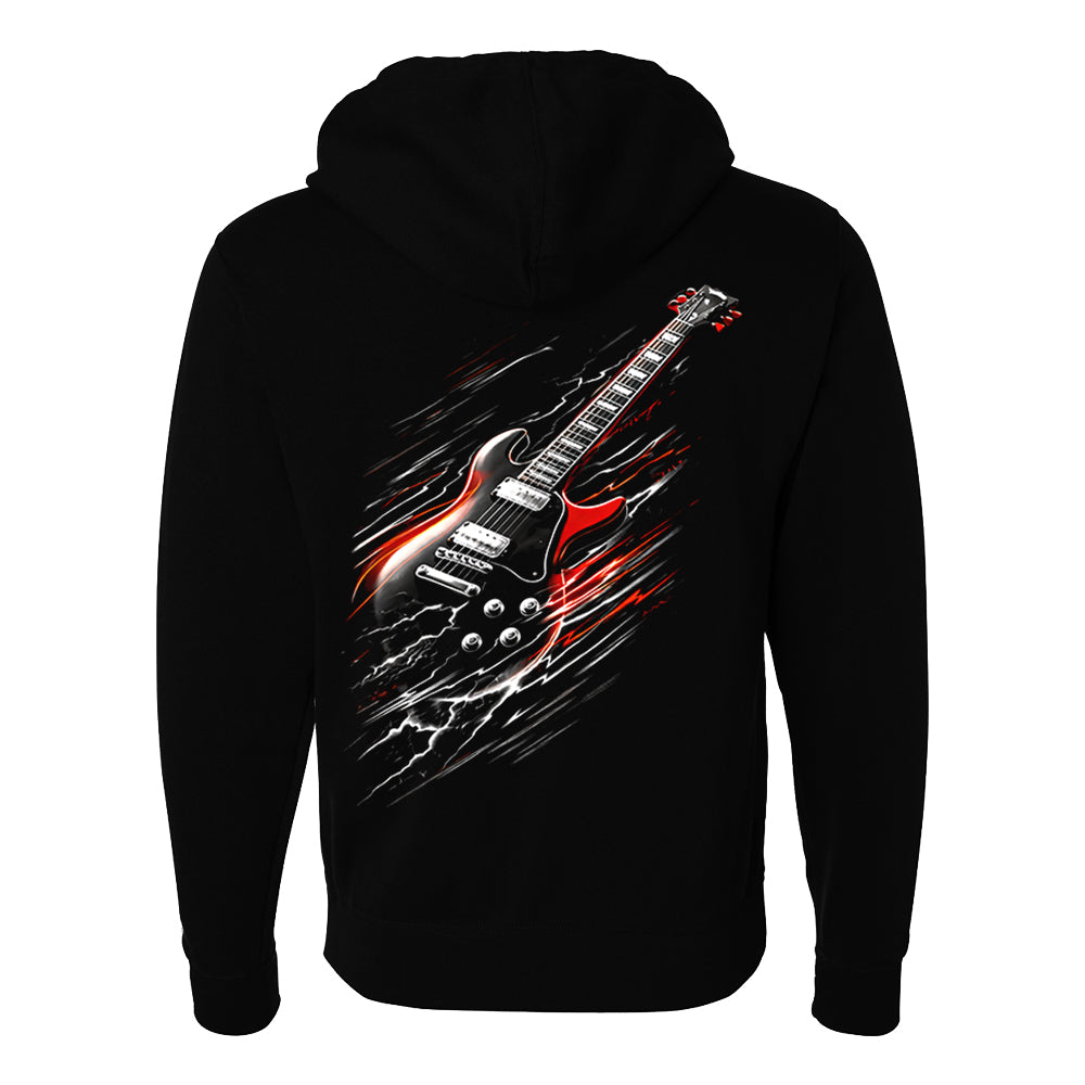 Red & Blues Zip-Up Hoodie (Unisex)