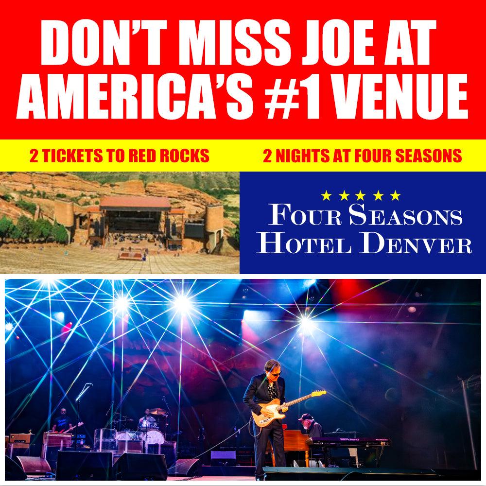 2026 Joe Bonamassa Live in Concert at Red Rocks - Ticket Package with 2 Night Stay at the Four Seasons Hotel