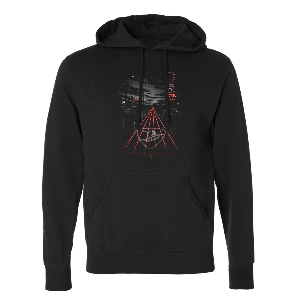 Route 77 Blues Pullover Hoodie (Unisex)