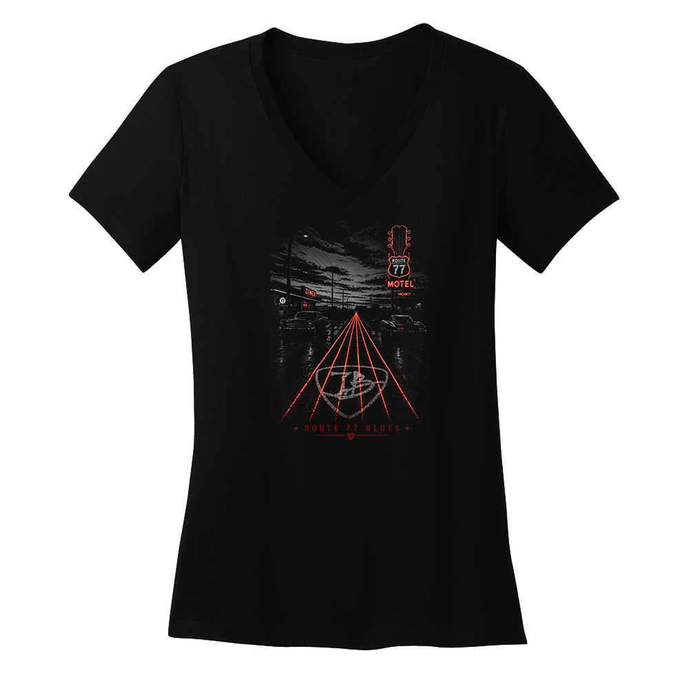Route 77 Blues V-Neck (Women)