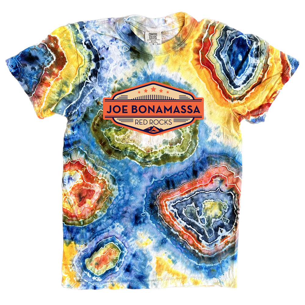 2023 Red Rocks Geode Tie Dye T-Shirt by Corner 12 (Unisex