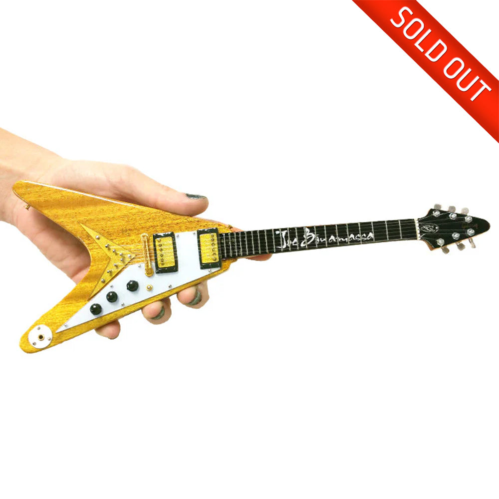 Joe Bonamassa Signature “1983 Adam Ant Flying V” Mini Guitar Replica Collectible